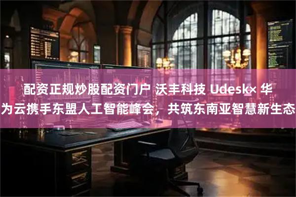 配资正规炒股配资门户 沃丰科技 Udesk× 华为云携手东盟人工智能峰会，共筑东南亚智慧新生态