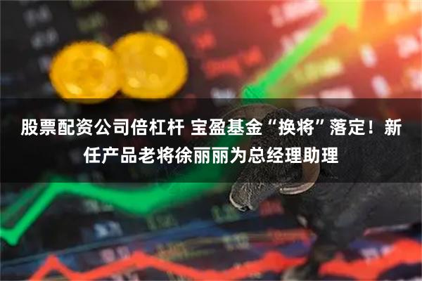 股票配资公司倍杠杆 宝盈基金“换将”落定！新任产品老将徐丽丽为总经理助理